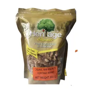 Hạt Óc Chó Hữu Cơ, Organic Raw Walnuts (200g) - HERITAGE